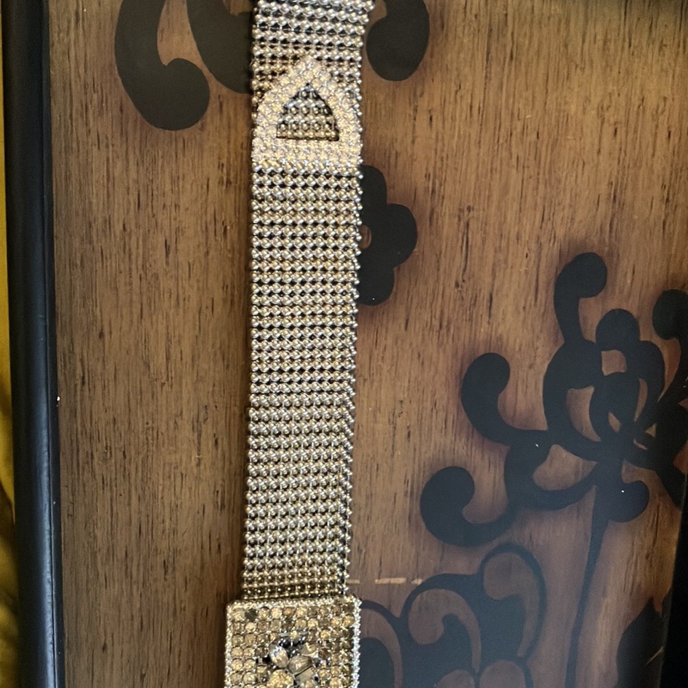 Vintage Rhinestone Belt - Picture 3 of 4